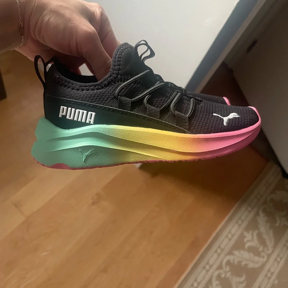 Puma One4All Fade black/fast pink/mint - Picture 4 of 7